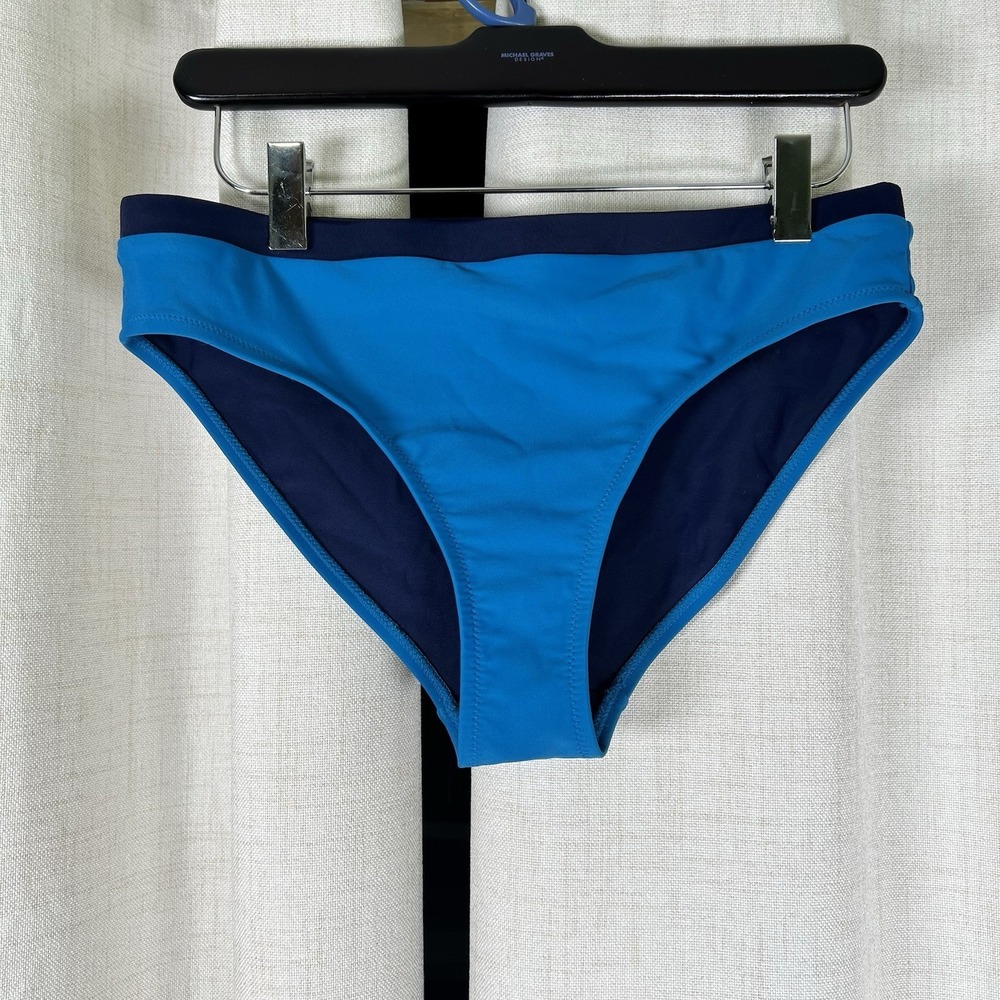 Sweaty Betty Harlyn Bikini Bottoms Atlantic Blue Swimsuit Bathing Suit Small